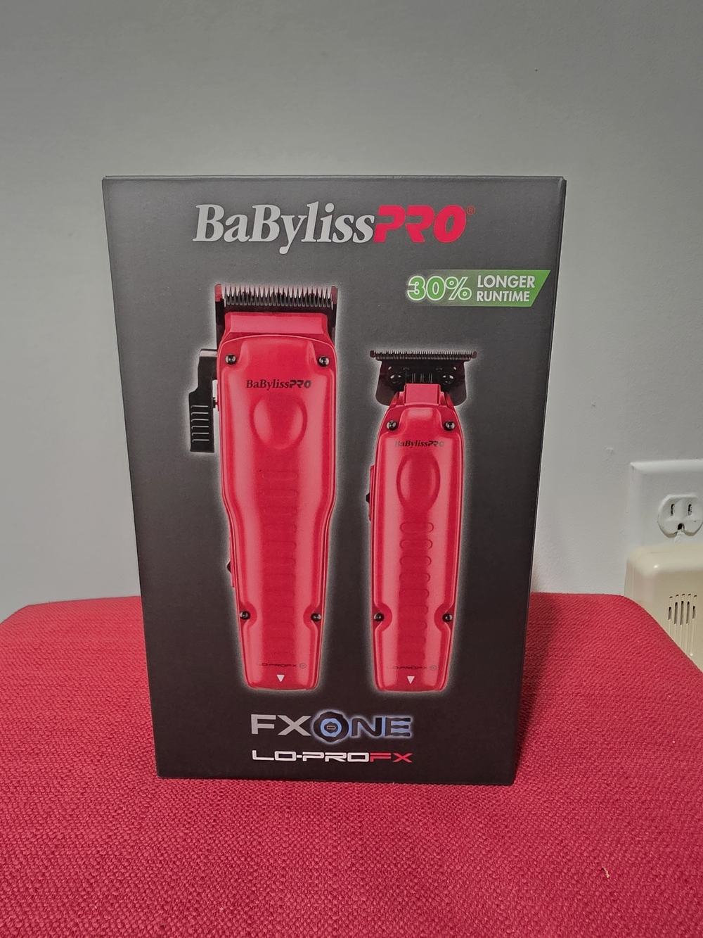 BaByliss FXONE Red Cordless Hair Clipper & Trimmer Set